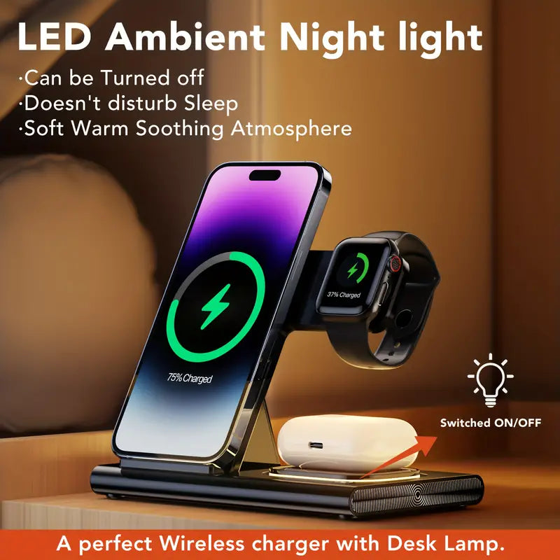 3 in 1 Wireless Charging Station