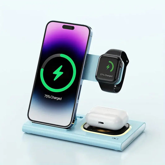 3 in 1 Wireless Charging Station
