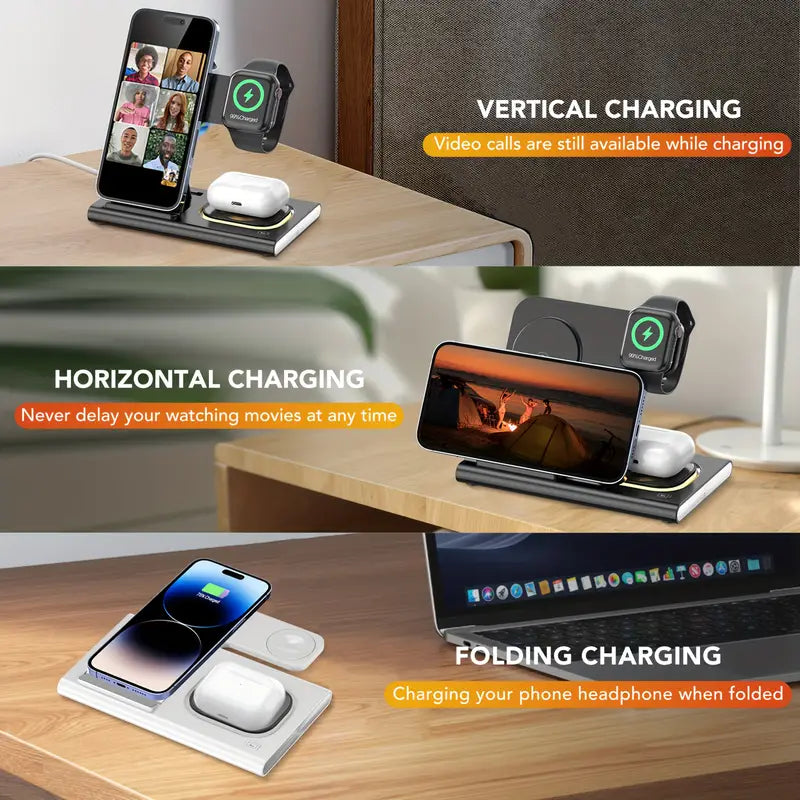 3 in 1 Wireless Charging Station