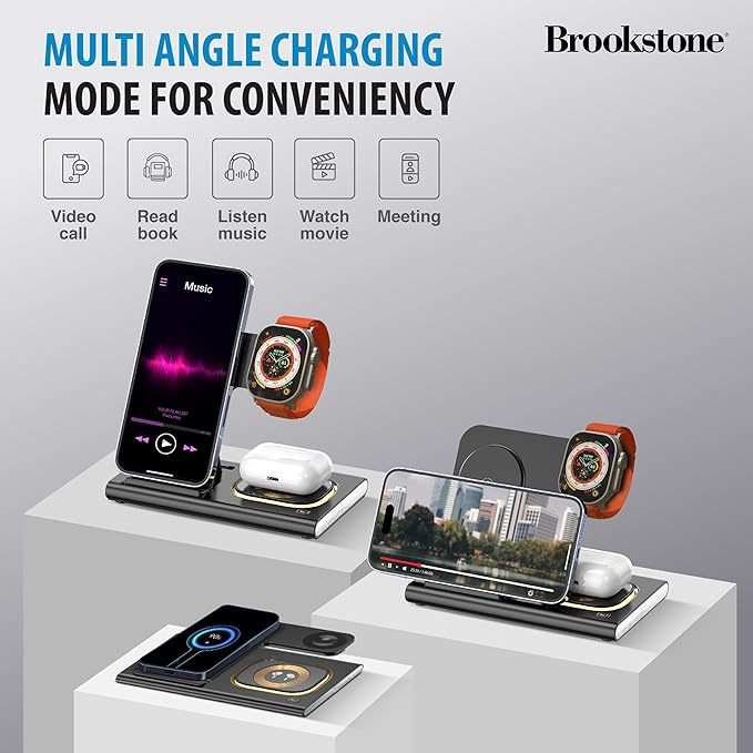 3 in 1 Wireless Charging Station