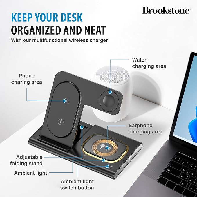 3 in 1 Wireless Charging Station
